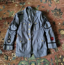 Vtg Oak Ridge Military Institute Button ORMI Academy Uniform Jacket ROTC Size 36