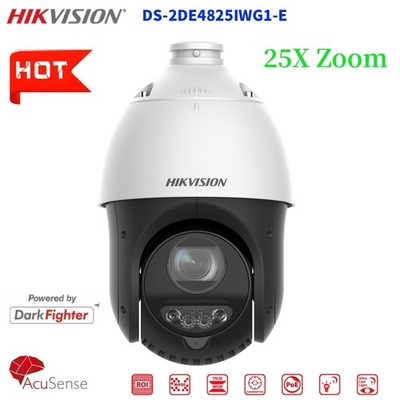 Hikvision DS-2DE4825IWG1-E 8MP 25X Zoom DarkFighter Acusense IR Kamera im Mic