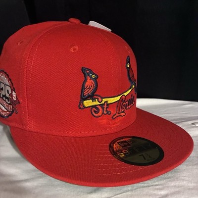 New Era MLB St. Louis Cardinals 125th Ann. 7 1/4 Fitted Cap   Red (59FIFTY)