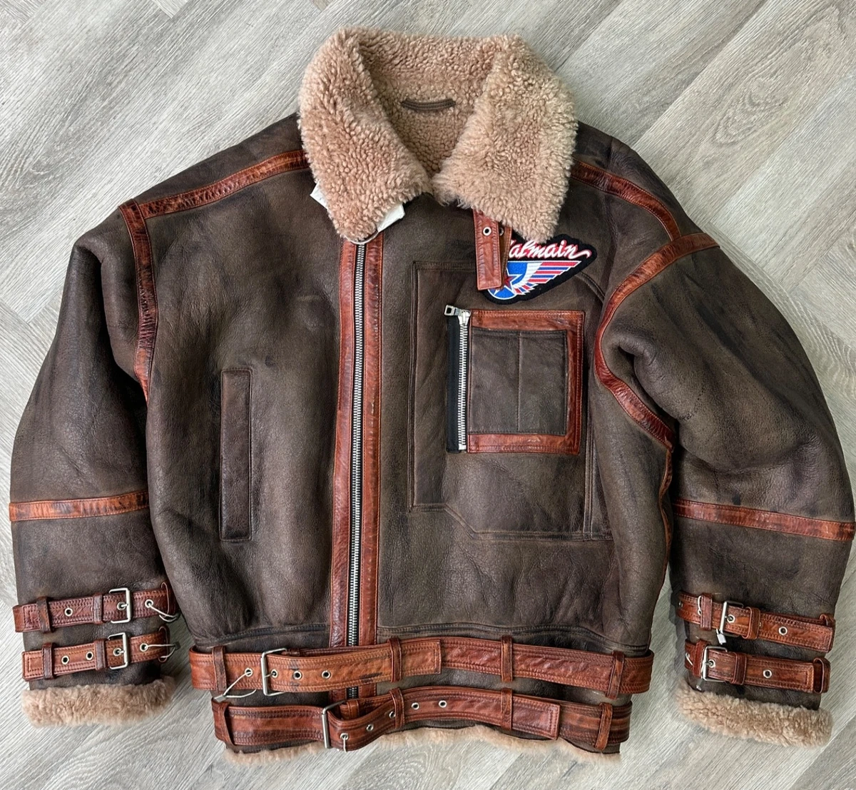 Balmain Leather Outer Shell Coats, Jackets & Waistcoats for Men