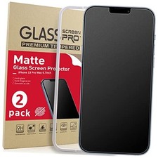 2 Pack Matte Glass Screen iPhone 13 Pro Max 6.7inch 2021 2Pack Matte