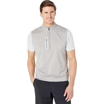 johnnie-O Men's Denny 1/4 Zip Performance Golf Vest JMVT1410 Liberty Size S