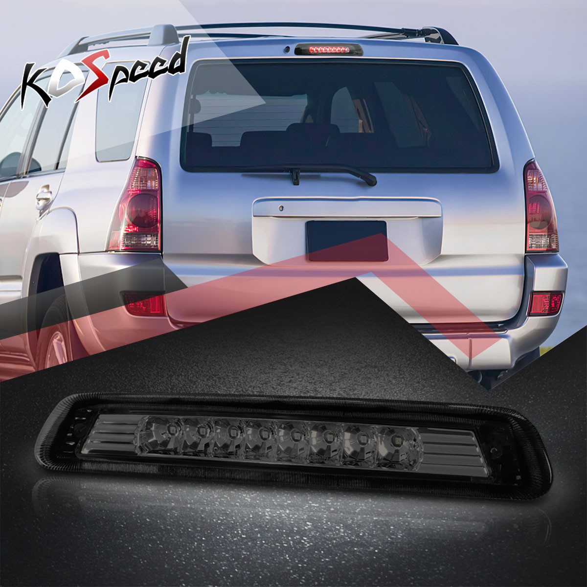 Buy 96-02 Toyota 4Runner Clear Full LED 3Rd Rear Brake Tail Light Lamp Set In Rowland Heights - Foto 2