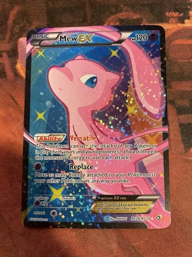 Pokemon TCG Mew EX RC24/RC25 Legendary Treasures Radiant Collection NM/LP