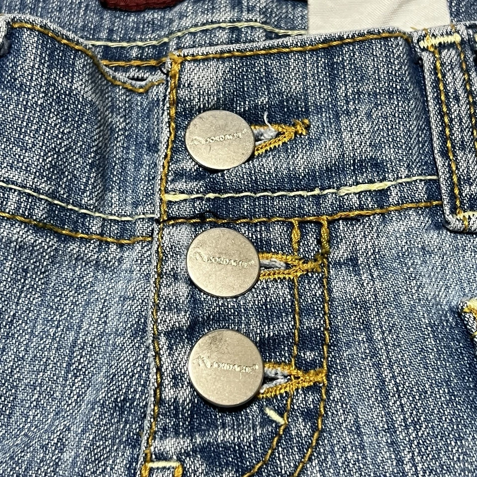 Jordache Low Rise Slim Straight Cropped Button Fly Stretch Jeans Women’s 10 VTG - Image 4 of 4