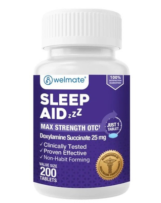 #ad Wel Doxylamine Succinate 25mg Nighttime Sleep Aid 200 Tablets $25.96