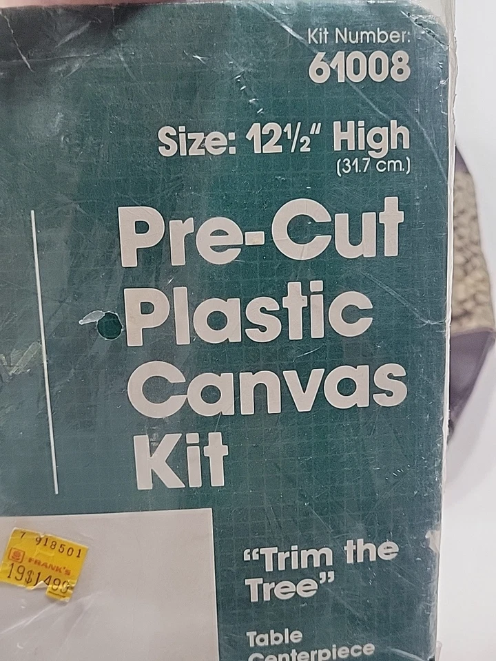 De Colección BUCILLA Great Shapes II "Trim The Tree" Kit de Lona Plástica 61008 Navidad *Leer Foto 4 de 4