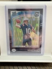 2024 Panini Donruss Optic - Rated Rookie Drake Maye #229 Purple Shock Prizm (RC)