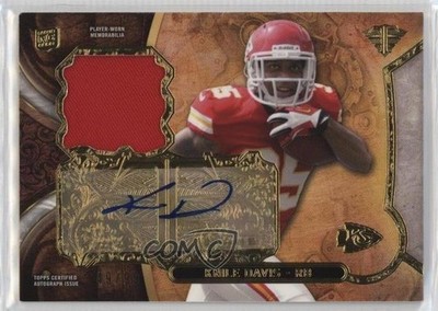 2013 Topps Triple Threads Rookie Relics /99 Knile Davis #TTRAR-KD Auto RC 3cy