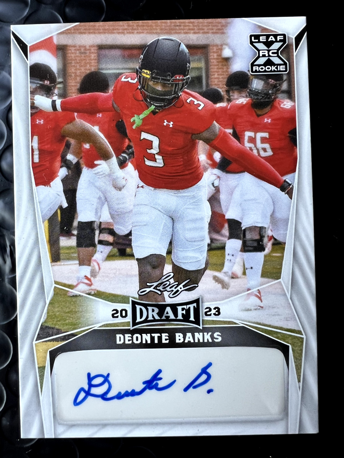 Deonte Banks Leaf Draft Autographs #DB1 Base