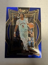 2024-25 Panini Select - Concourse Stephon Castle #72 Blue (RC) Spurs