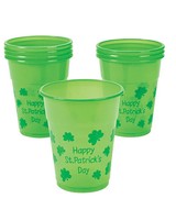 GrüNe Happy St. Patrick's Day Becher 25 StüCk
