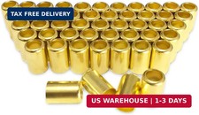 50PCS 7327 Hose Ferrules Brass Fitting, 0.625in ID x 1in Long Repair Ferrules fo