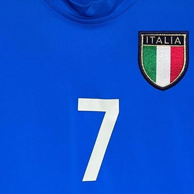 Alessandro Del Piero #7 Italy 2002 World Cup Home Jersey XL Kappa