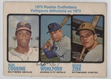 1973 O-Pee-Chee Rookie Stars Rich Coggins Jake Wood Richie Zisk #611 06ec