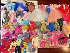 Huge 250+ Pc Vintage Barbie Clothes Lot Black Pink Purple Tag AS IS TLC Estate