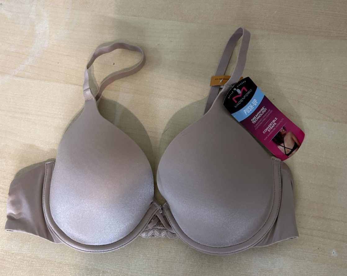 Maidenform Love the Lift Dreamwire Underwire Dm0066 Push Up Bra, 36A