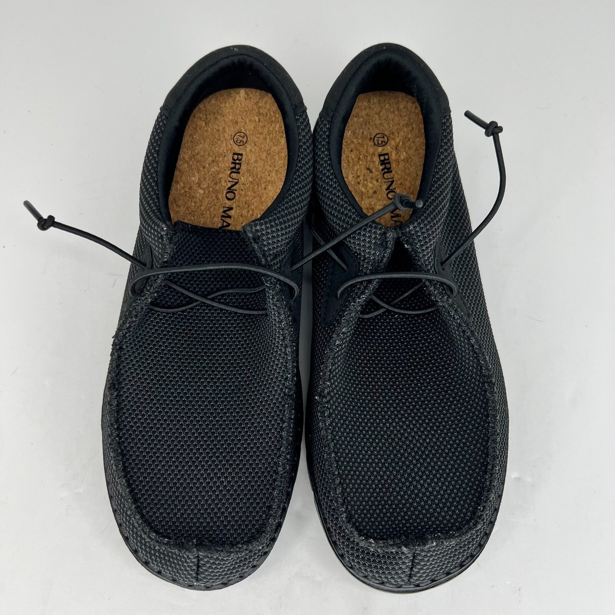 Bruno Marc Mens BLS211 Black Elastic Lace Casual Fabric Slip  display picture 1