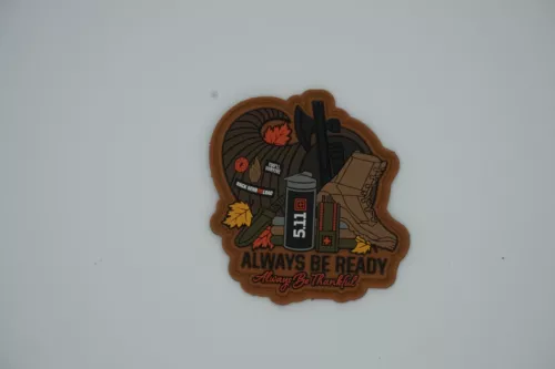 5.11 Tactical Thanksgiving Always Be Thankful Patch 2021 Holiday #92022 (284)