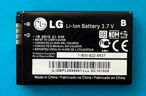 ORIGINAL BATTERY LG LGIP-430N 900mAh 3,7V OEM BATERIA GENUINA DE ORIGEN NUEVA - Photo 4 sur 5