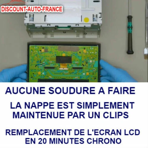 Réparation ECRAN LCD afficheur autoradio Daewoo POUR NISSAN Juke Navara - Image 2 of 4