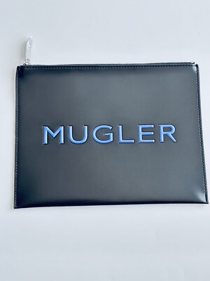 MUGLER Cosmetic Pouch Bag Limited Edition Faux Leather