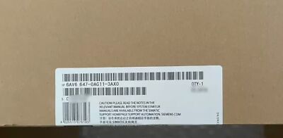 new Unopened 6AV6 647-0AG11-3AX0 Siemens HMI TOUCH PANEL DISPLAY Free Shipping