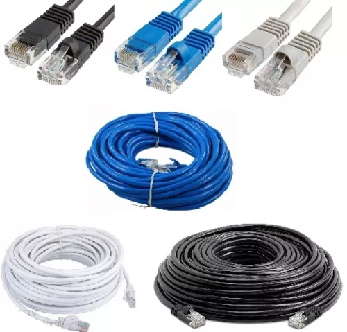 New Cat5 CAT5e Rj45 Ethernet Internet LAN Network Patch Cable Cord Modem Router 