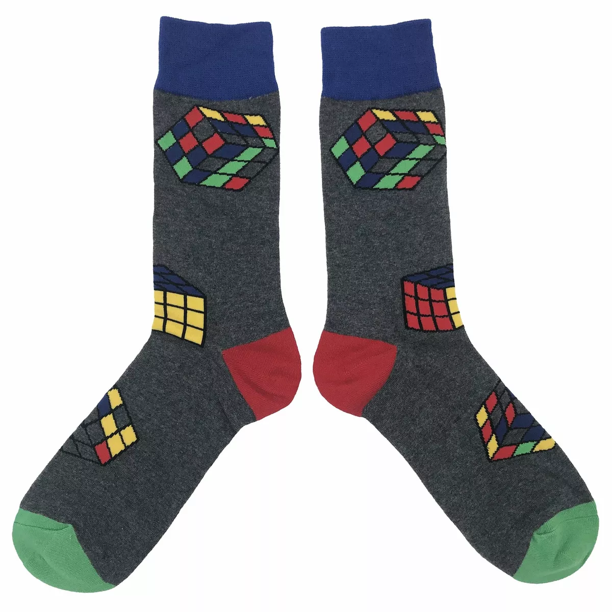 Puzzle Socks for Men  Novelty Cube Game Socks - Cute But Crazy Socks