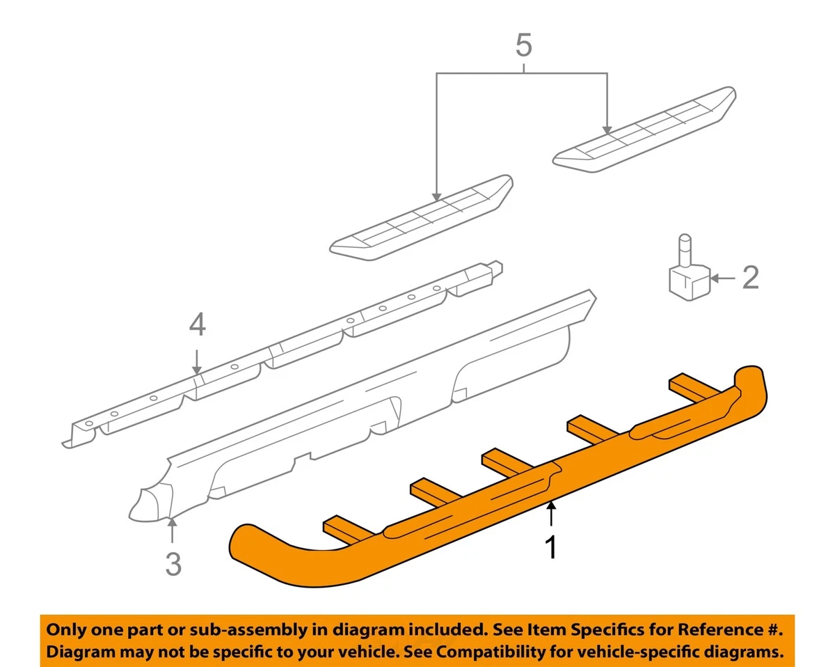 GM OEM Running Board Step-Step Right 15766083 | eBay 