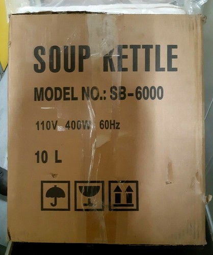 NEW Eurodib SB-6000 Soup Kettle, 10 Liter Capacity, 110V - Picture 5 of 5