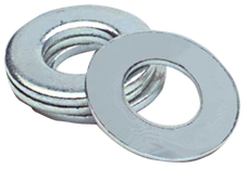 1"  BOLT SIZE SAE  FLAT WASHER ZINC PLATED 2" OD X 1-1/16" ID - 5PCS