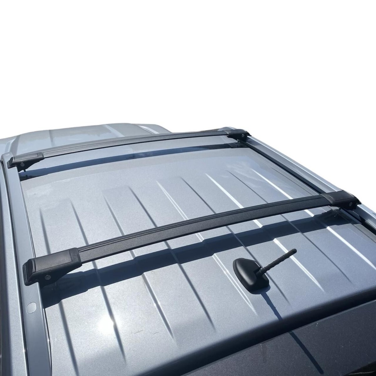 Compatible Avec Toyota RAV4 III (XA30) 2006-2012 ACE-1 Barres De Toit Railing Porte-Bagages De Voiture Gris Aluminium 2 Barres - Europe