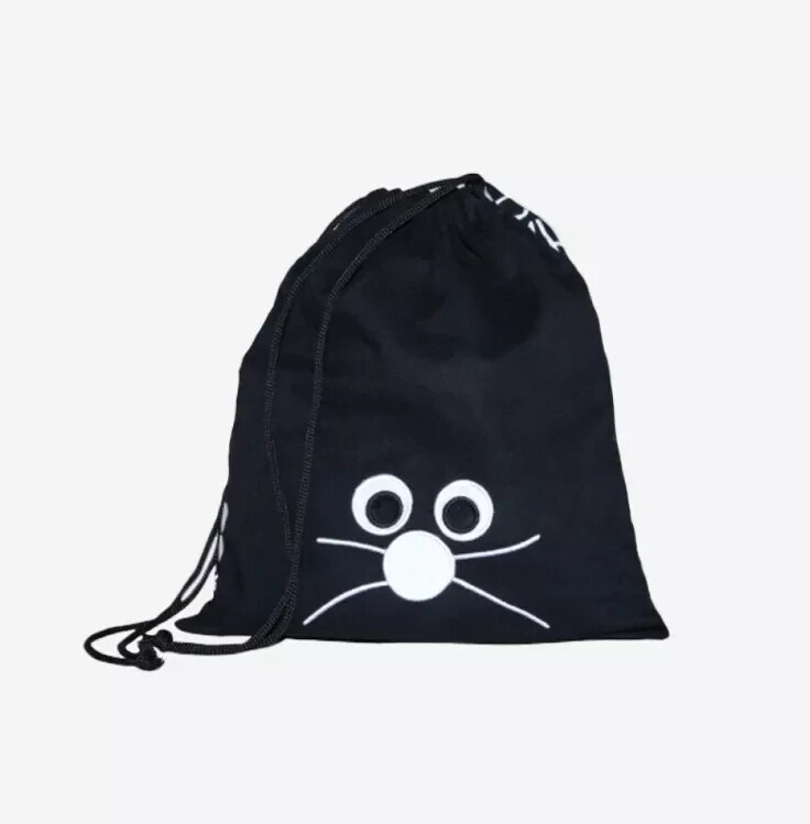 G-Dragon PEACEMINUSONE x MONAMHEE Drawstring Pouch Bag / Black