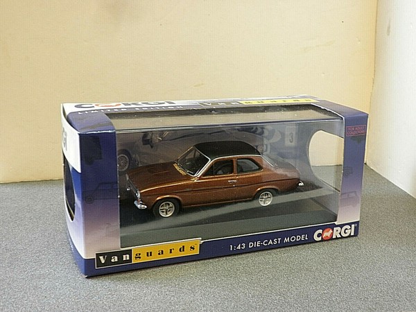 Ford Escort Mki Mexiko 1968 Kupferbraun Vanguards VA09526 1:43 Rhd MK1 1100 Stk-image