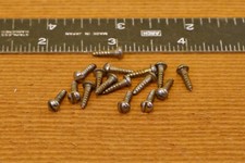 Vintage guitar tuner screws 1940s/50s "Slotted" Fender,Gibson,Martin,Kluson