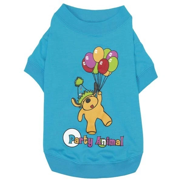 Camiseta de fiesta animal perro de camisetas informales caninas para perros en 4 tallas Foto 2 de 3