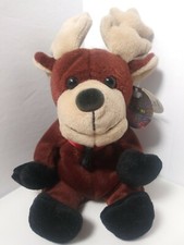 VNTG 1999 Coca-Cola International Reindeer Baltic Sweden 6" Bean Bag Plush EUC