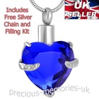 Cremation Ashes Urn Pendants - Keepsake Necklace  - Funeral Memorial Jewellery