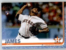 2019 Topps Series 2 JOSH JAMES Fathers Day Blue /50 Astros Rookie #584