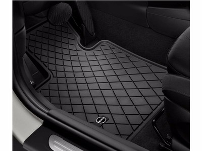 OEM Mini Cooper Clubman F54 Rubber Floor Mat Set Mini Logo Front 51472408521