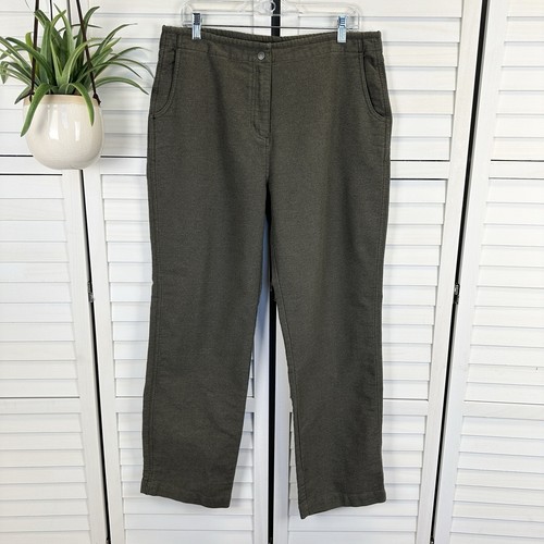 Woolrich, Pantaloni da lavoro vintage Woolrich Loden verde erica marrone outdoor taglia 14