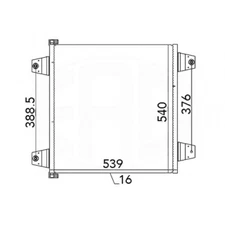 CONDENSER CG551G 12005034 35757 940031 261010 1629115 162 9115 8FC351029091