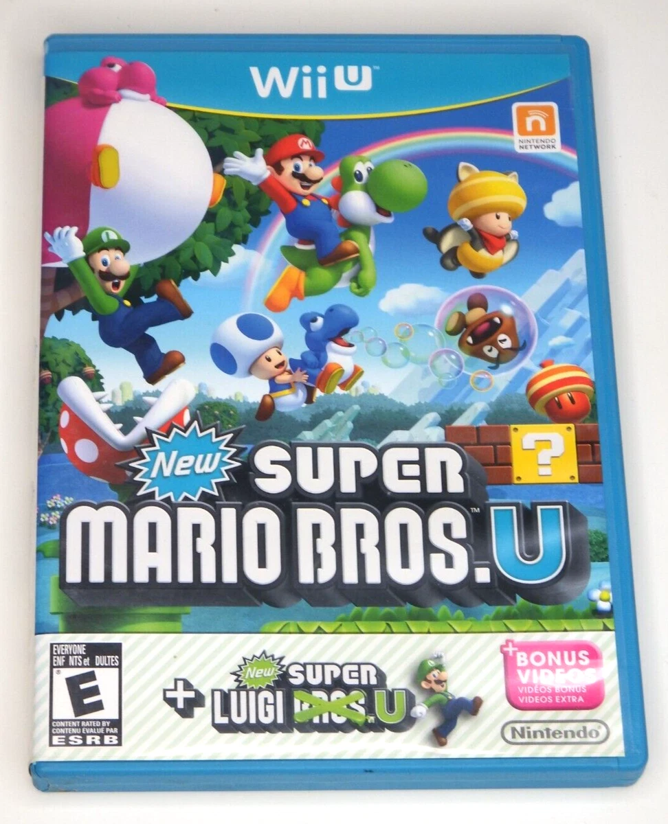 Wii Replacement Case - NO GAME - New Super Mario Bros. Wii