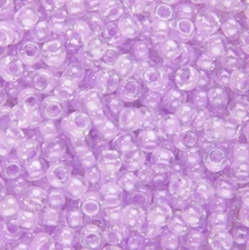 Miyuki Seed Beads 8/0 - Orchid Lined Crystal