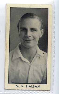(Je3719) THOMSON (WIZARD), COUNTY CRICKETERS,HALLAM LEICS,1957,#5
