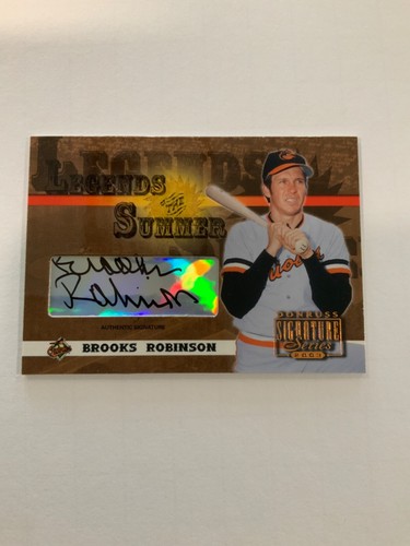 Brooks Robinson 2003 Donruss Signature Legends of Summer #9 zertifiziert auto ️ ️