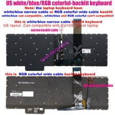 US Backlit keyboard For Lenovo Legion 5-15ARH05 5-15IMH05 5P-15IMH05 5P-15ARH05