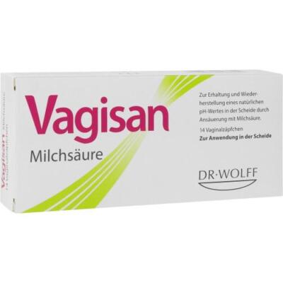 VAGISAN Milchsäure Vaginalzäpfchen 14 St