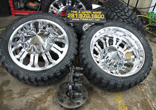 New 22 Custom Cut Alcoa Wheels For Dually Trucks W35125022 Tire Cap Adapters New 22 Custom Cut Alcoa Wheels For Dually Trucks W35125022 Tire Cap Adapters